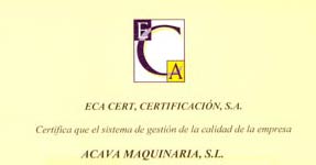 certificado acava eca